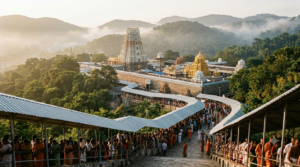 Tirumala Darshan Schedule Timings queue at Sri Venkateswara temple entrance