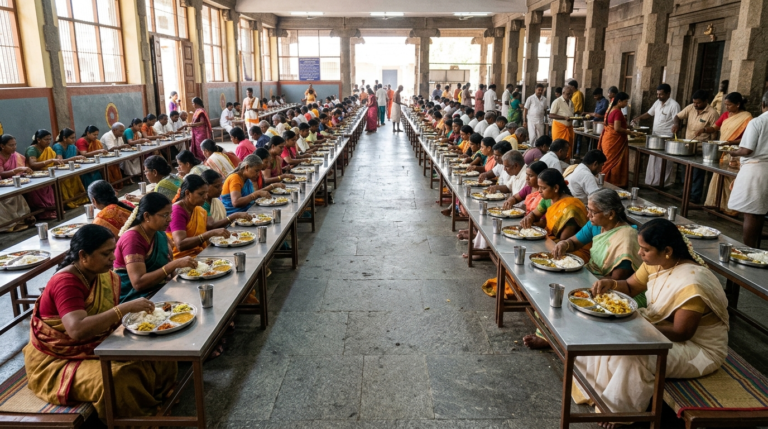 Vengamamba Anna Prasadam timings and free meal dining hall in Tirumala
