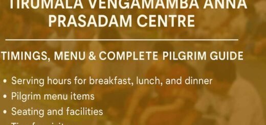 Vengamamba Anna Prasadam Centre timings
