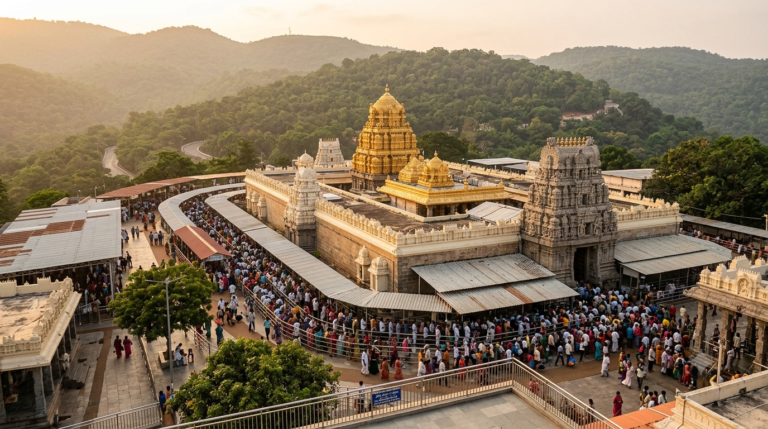 Tirumala Maha Laghu Darshan crowd queue at Sri Venkateswara Temple