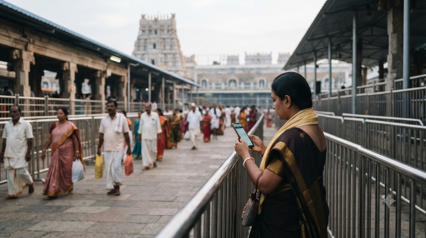 Tirumala Darshan Arjitha Seva ticket booking and TTD online quota