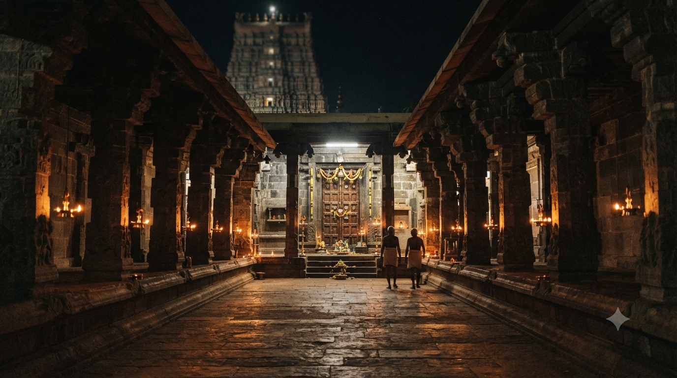 Tirumala Ekanta Seva late-night temple closing ritual