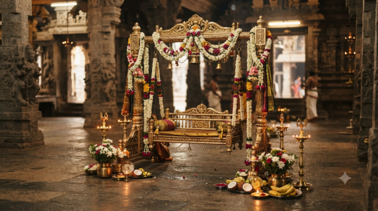 Tirumala Unjal Seva Timings and Dolotsavam ceremonial swing