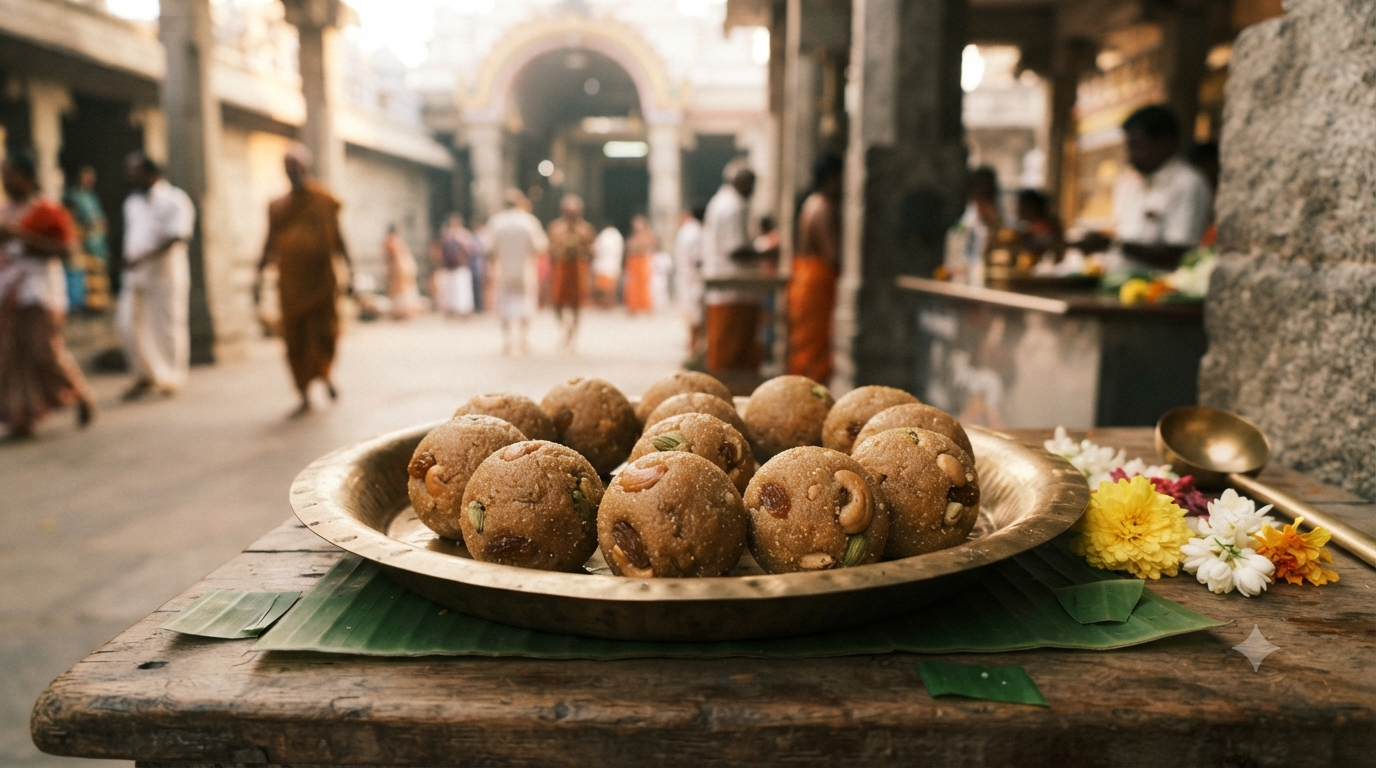 Tirupati laddu in Chennai with traditional TTD prasadam