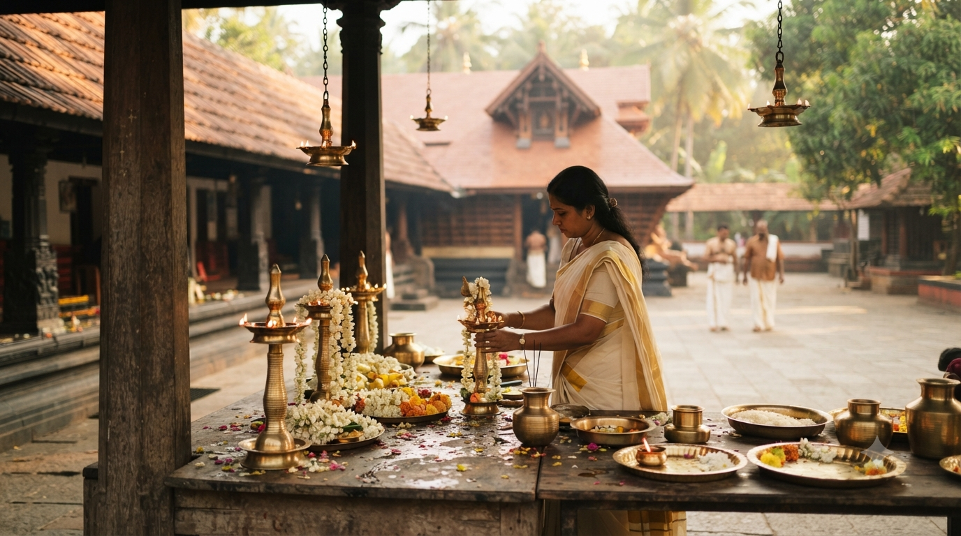 Guruvayur vazhipadu booking and temple offerings guide