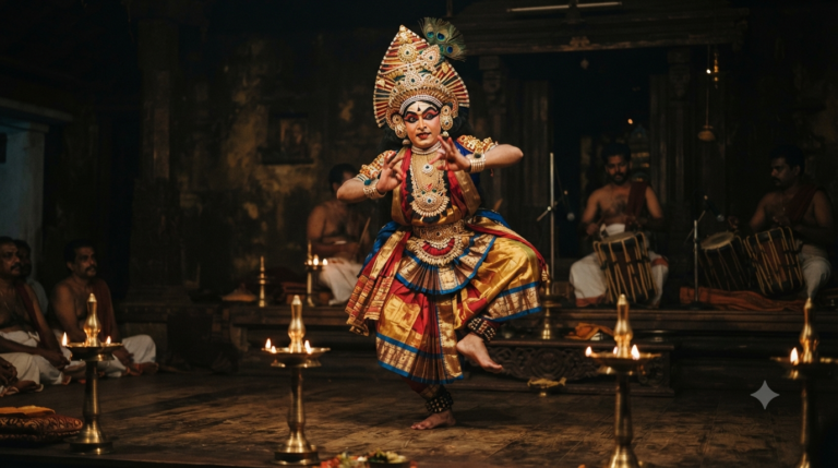 Guruvayur Krishnanattam booking and traditional night performance