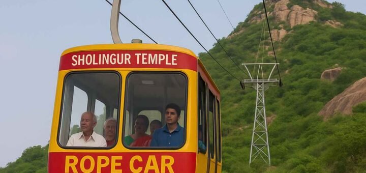 Sholingur Temple rope car ticket price