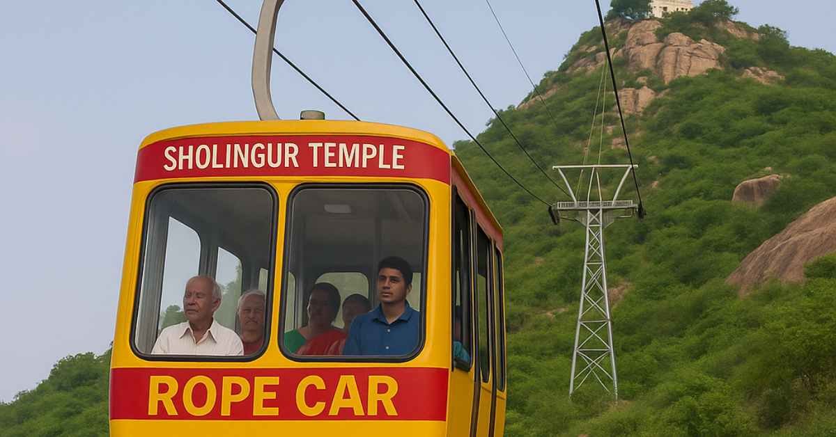 Sholingur Temple rope car ticket price