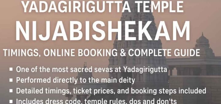 Yadagirigutta Temple Nijabishekam