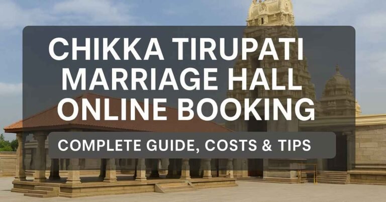 Chikka Tirupati marriage hall online booking