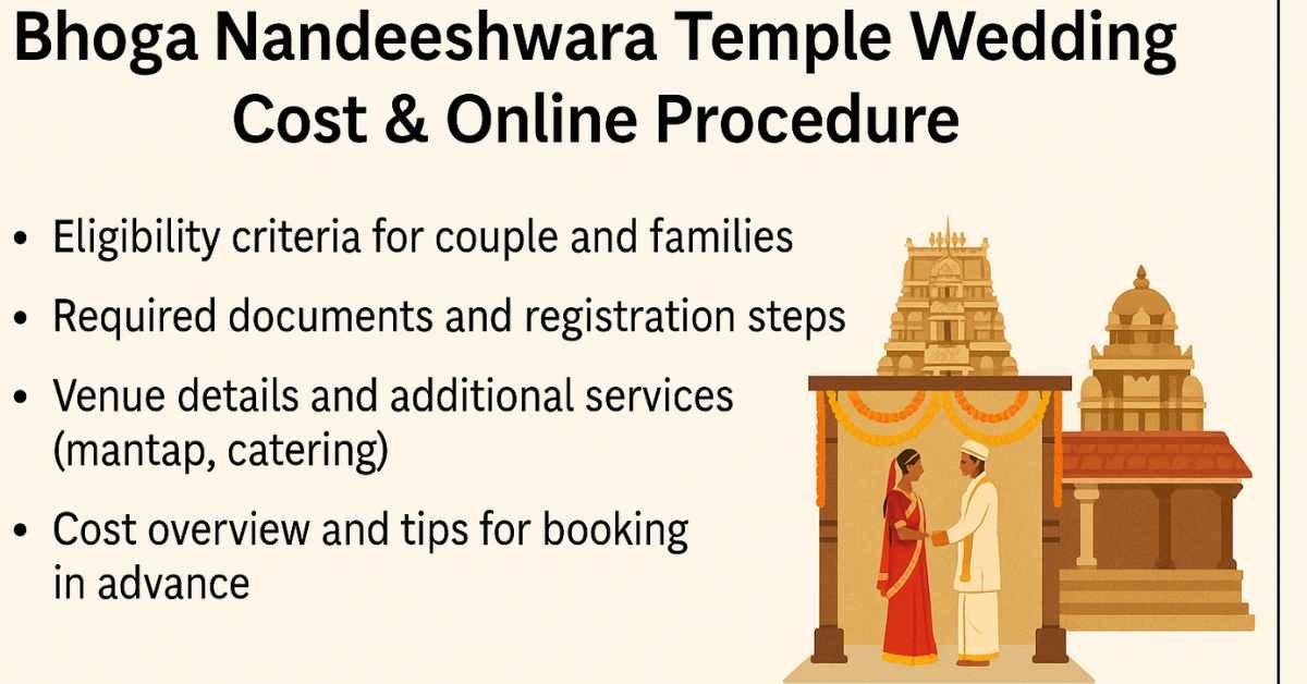 Bhoga Nandeeshwara Temple wedding