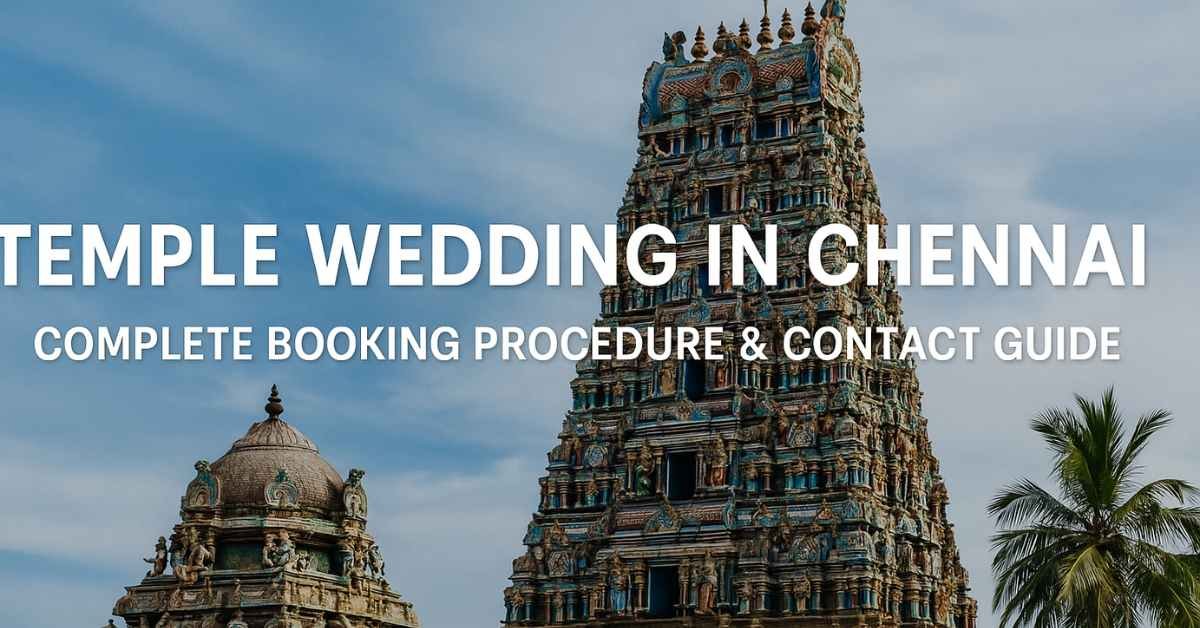 temple wedding in Chennai
