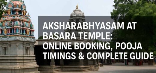 Aksharabhyasam at Basara Temple