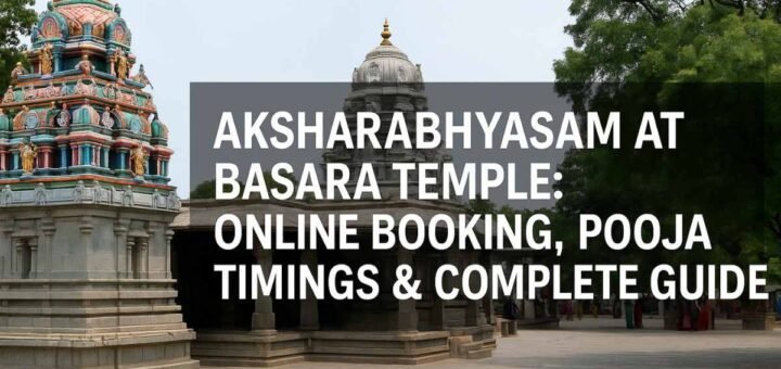 Aksharabhyasam at Basara Temple
