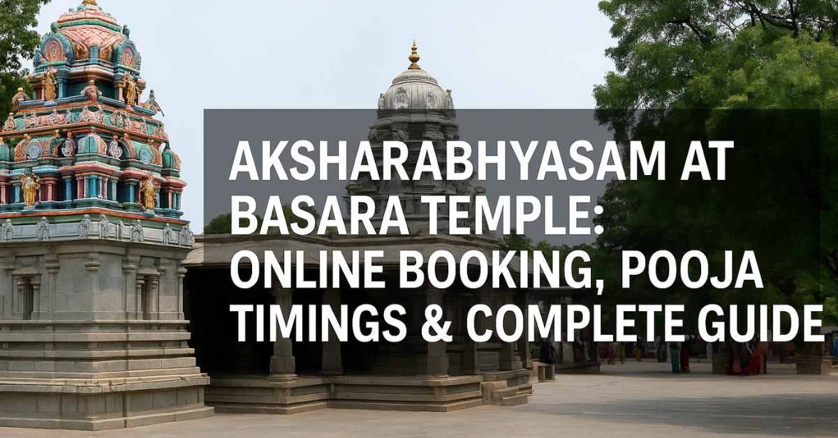 Aksharabhyasam at Basara Temple