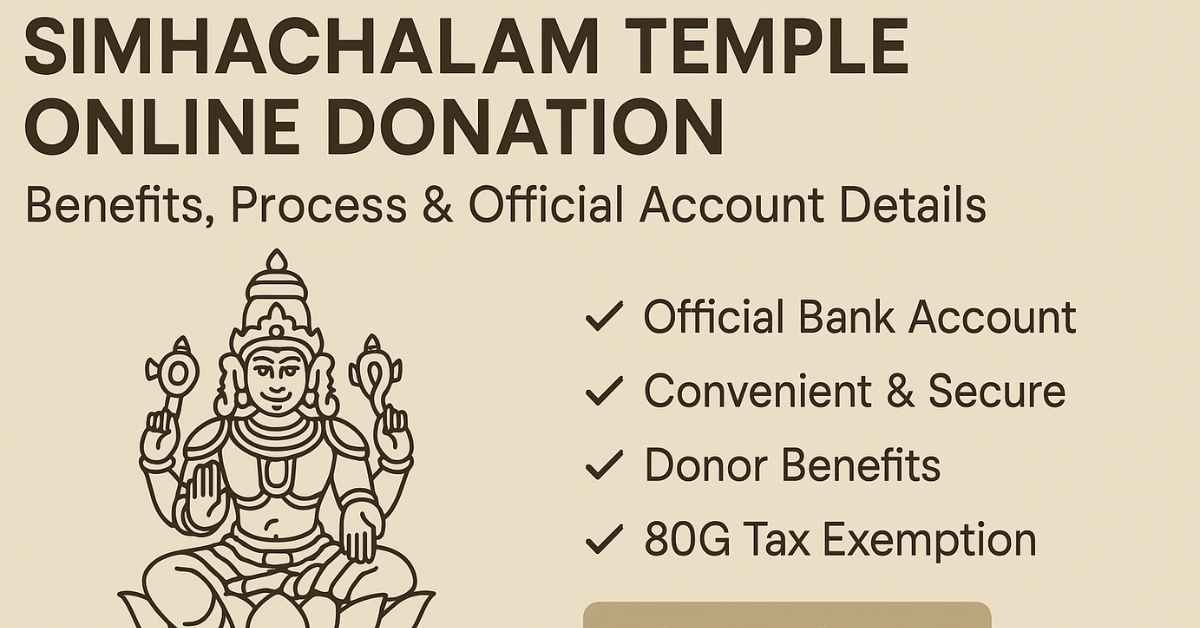 Simhachalam Temple online donation