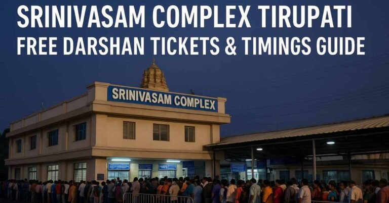 Srinivasam Complex Tirupati free darshan tickets