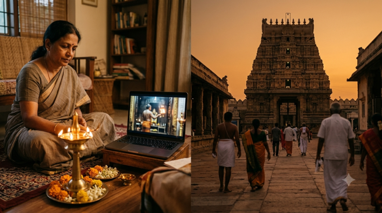 Srisailam Leela Kalyanotsavam Paroksha worship and Pratyaksha temple participation concept
