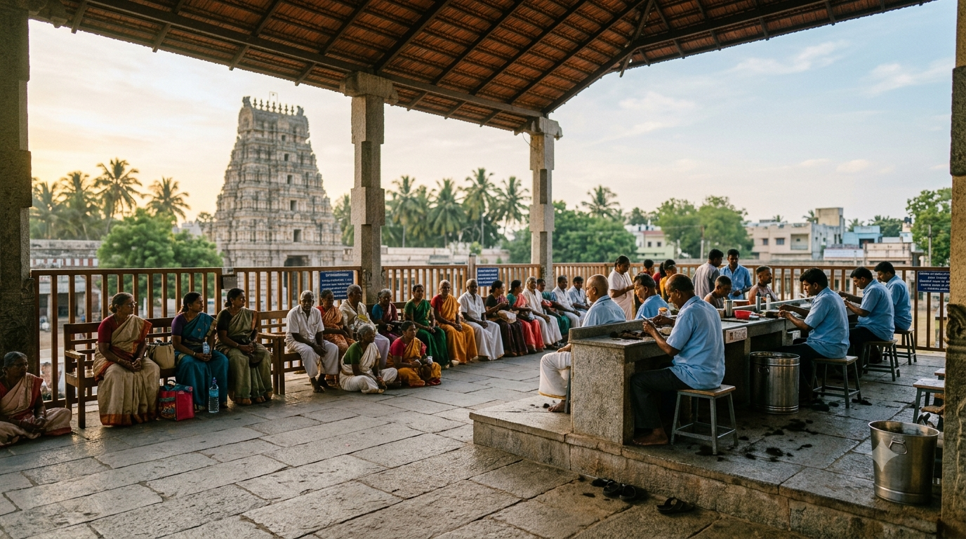 Yadadri Temple Kalyanakatta hair offering information for pilgrims