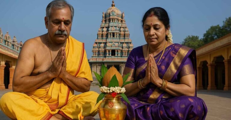 Shasti Poorthi Pooja at Annavaram Temple