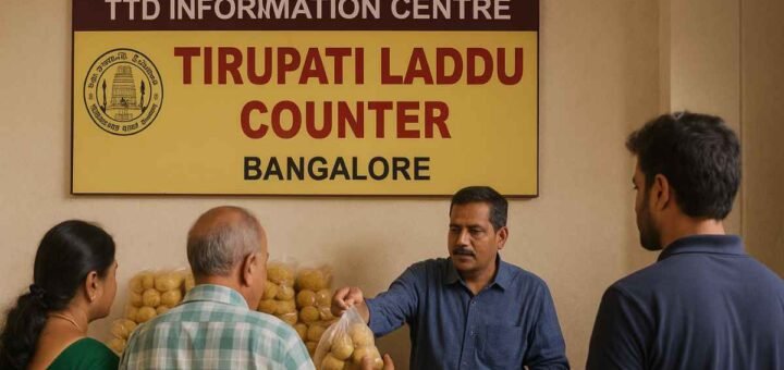 Tirupati Laddu Counter in Bangalore