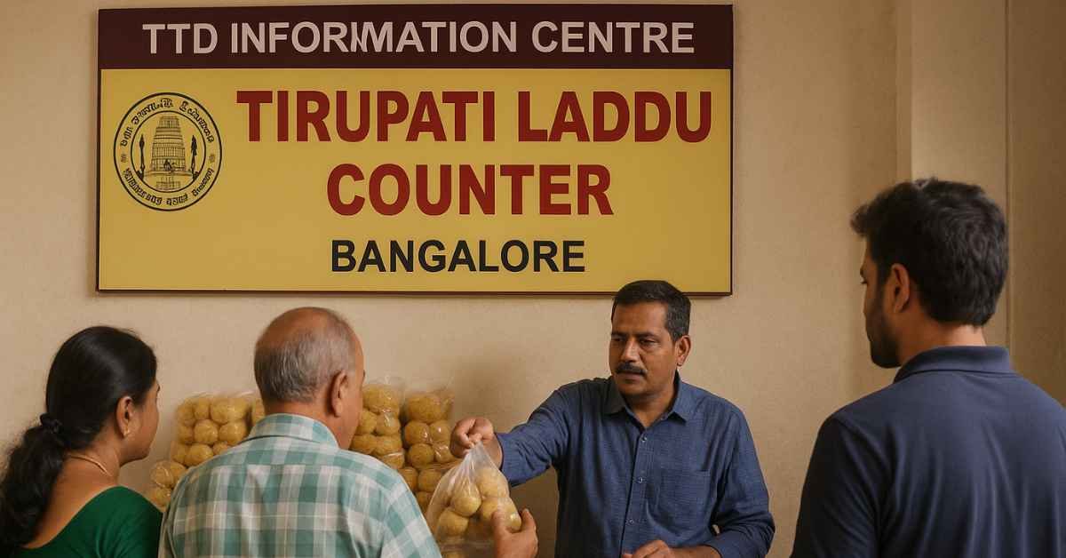 Tirupati Laddu Counter in Bangalore