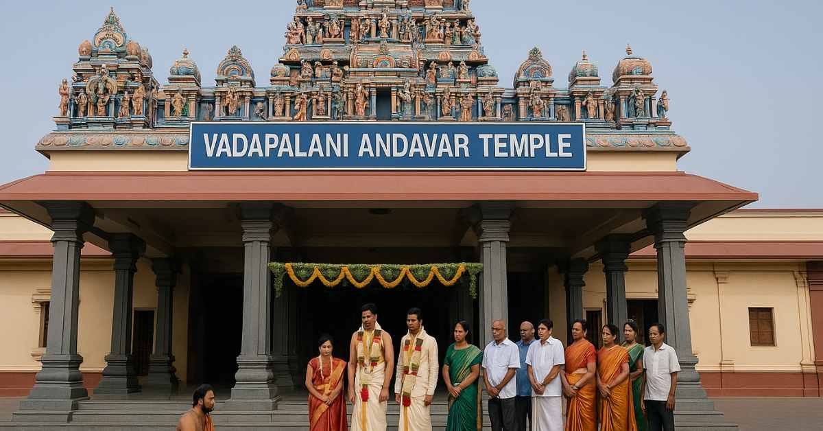 Vadapalani Andavar Temple marriage booking procedure