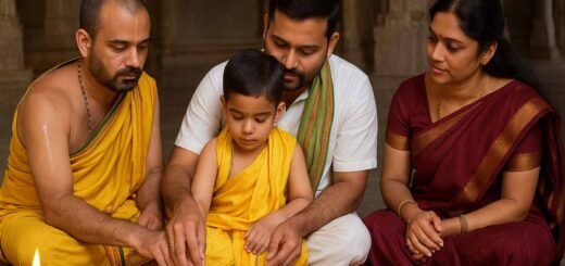 Sri Sringeri Sharada Peetham Aksharabhyasa