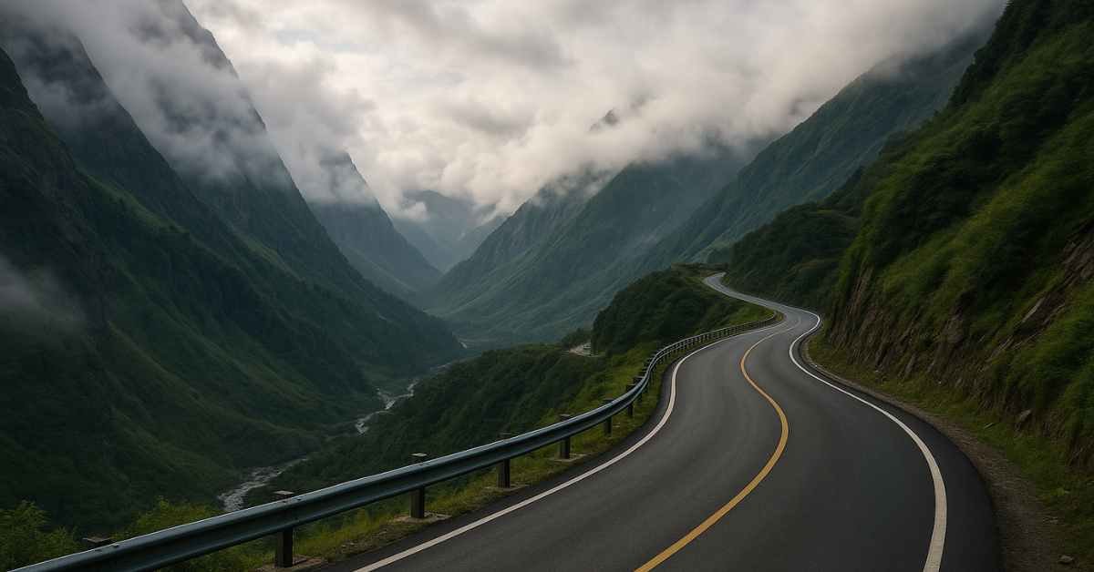Scenic road trips India