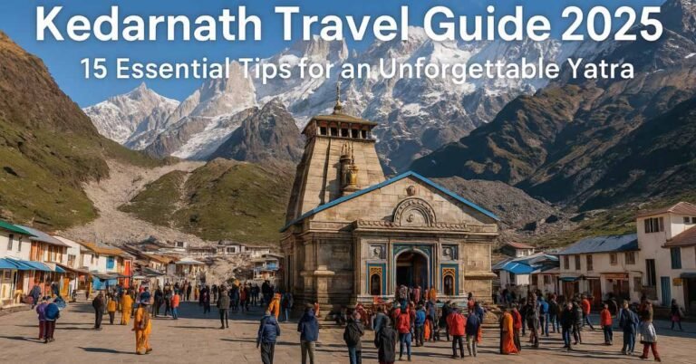Kedarnath travel guide 2025 temple trek