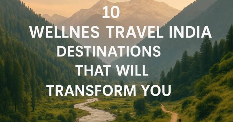 Wellness travel India – serene Himalayan valley at sunrise