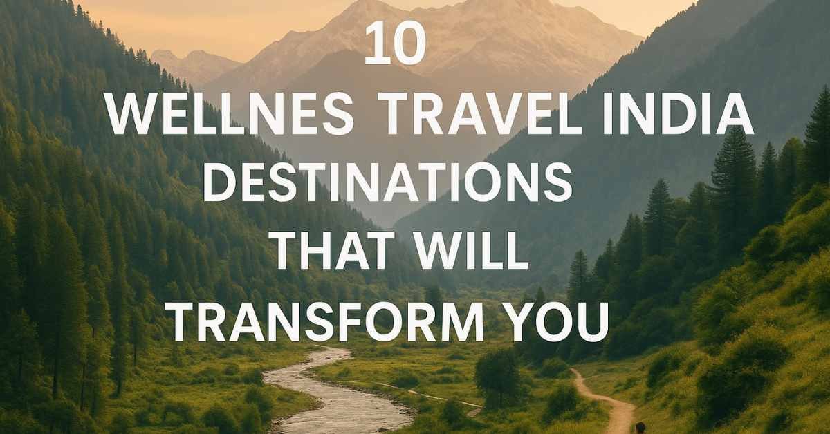 Wellness travel India – serene Himalayan valley at sunrise