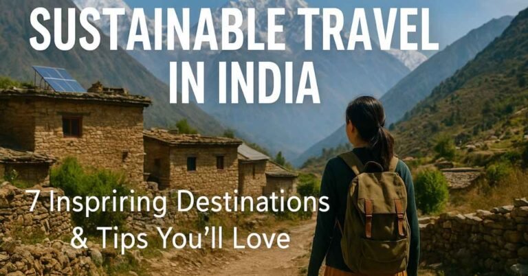 sustainable travel in India