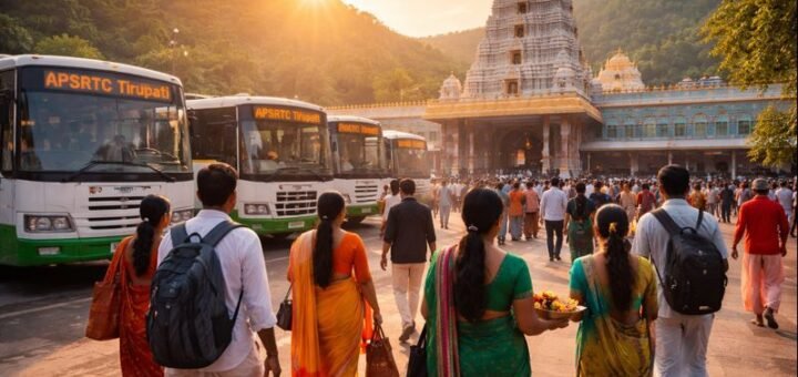apsrtc tirumala darshan minimum arrival time different slot explained with pilgrims at temple