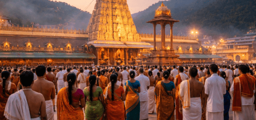 Ashtadala Pada Padmaradhana Seva devotees at Tirumala Temple