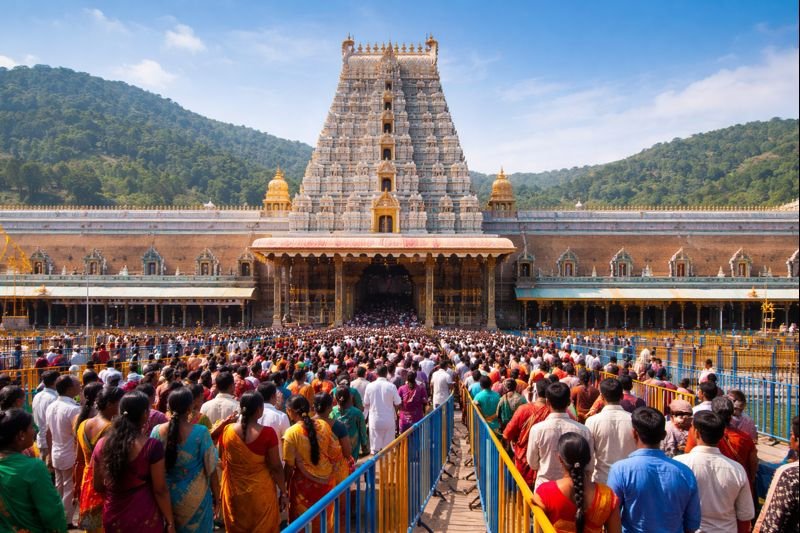 Tirumala Ttd Darshan Seva pilgrimage and temple entrance.
