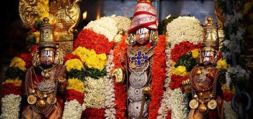 Tirumala Unjal Seva Timings ceremony with decorated swing in Aina Mahal