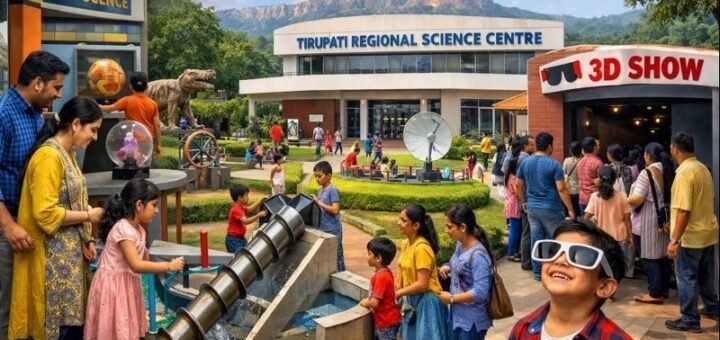 Tirupati Regional Science Centre educational exhibits and visitor experience