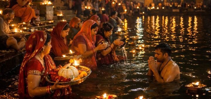 Ahoi Ashtami Radha Kund sacred bath ritual