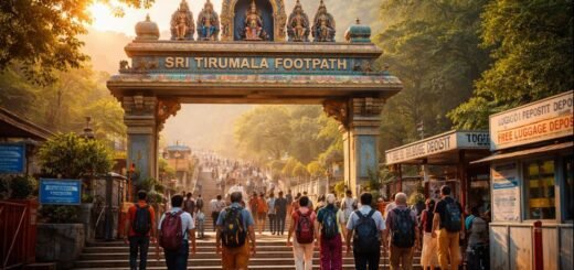 Alipiri Footpath Opening Timings information with pilgrims starting walk