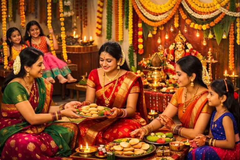Atla Taddi Pooja Vidhanam Telugu ritual with offerings