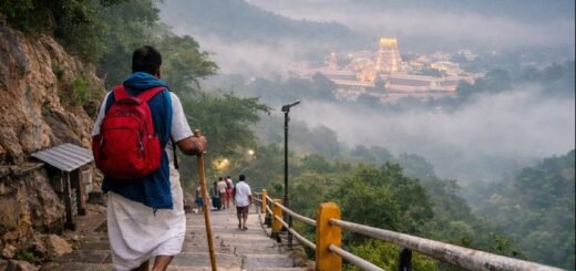 Divya Darshan Token Timings Tomorrow Today Booking Limit with pilgrims on footpath