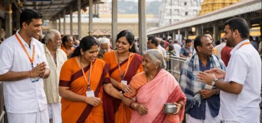 Apply Ttd Volunteer Srivari Seva at Tirumala temple volunteer scene