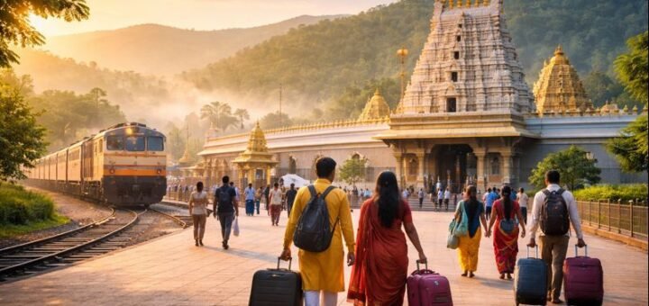 IRCTC Tirupati Darshan Train Package from Hyderabad pilgrims at Tirumala temple