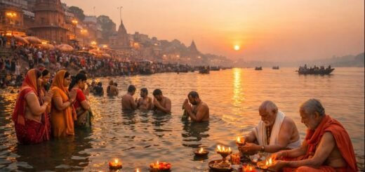 Kartik Ganga Snan 2022 Dates Timings Location Pooja at river Ganga ghats.