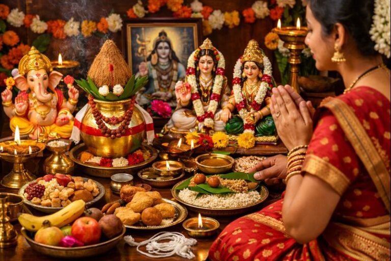 Kedara Gowri Vratham 2022 puja and offerings