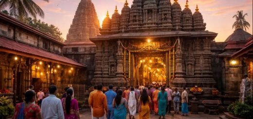 Kolhapur Mahalaxmi Temple Donation Online Procedure Benefits travel experience at the temple entrance.