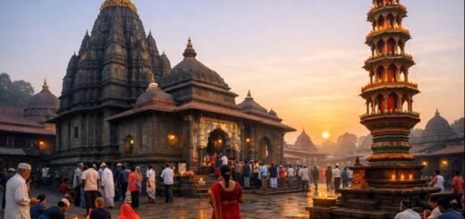 Kolhapur Mahalaxmi Temple travel guide sunrise visit