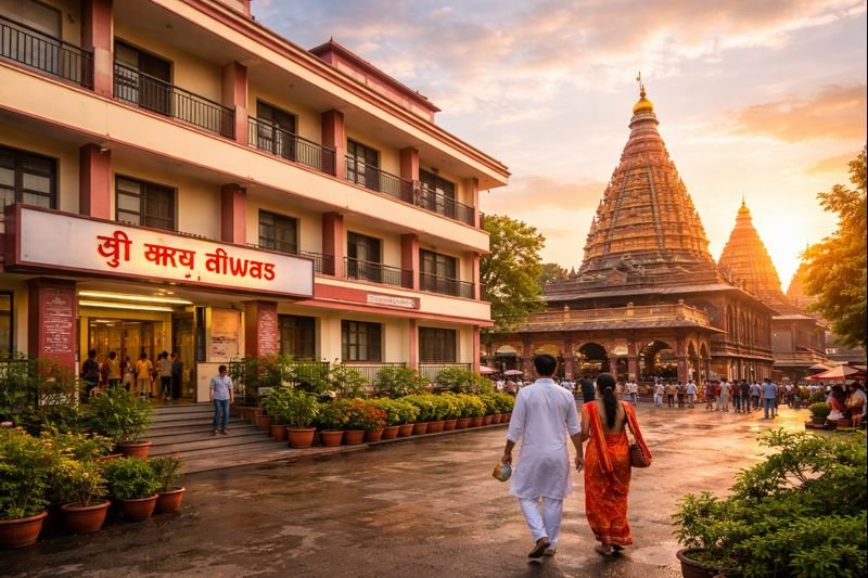 Kolhapur Temple Bhakta Niwas accommodation near Mahalakshmi Temple