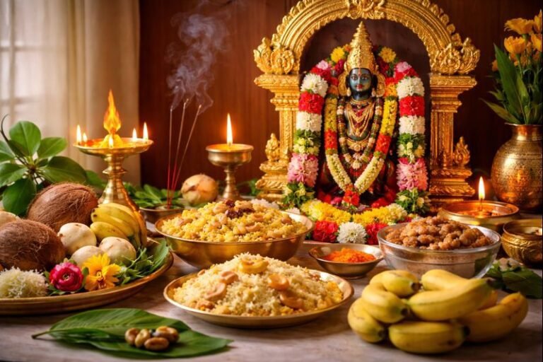 Purattasi Month Pooja Vidhanam Sani Viratham Procedure Online ritual setup